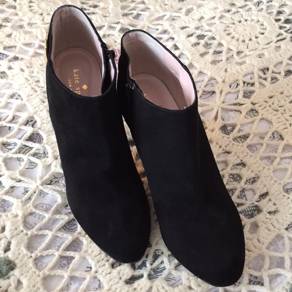 ♠️ kate spade Black Booties sz8.5 - Picture 7 of 8